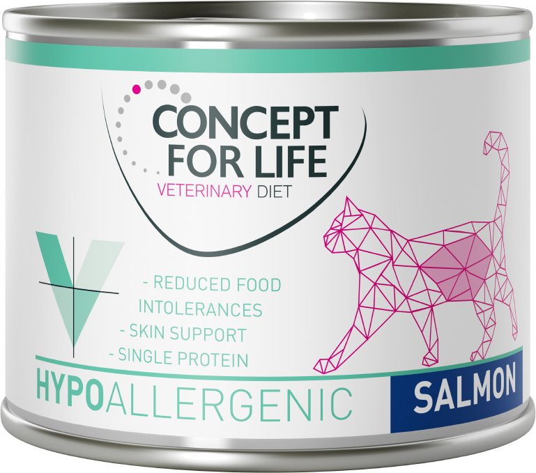 Concept for Life Veterinary Diet Hypoallergenic Lachs - Sparpaket: 24 x 185 g