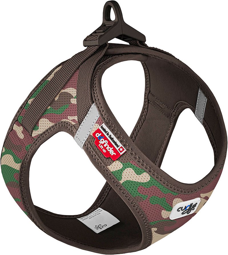 Curli Vest Geschirr Clasp Air-Mesh, camouflage - Größe 2XS: Brustumfang 30,2 - 33,8 cm