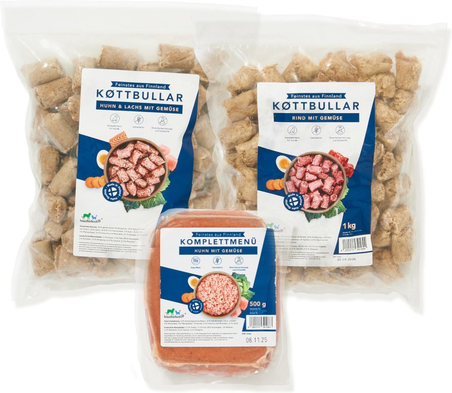 Haustierkost Probierpaket Finnland Menü - 5 kg