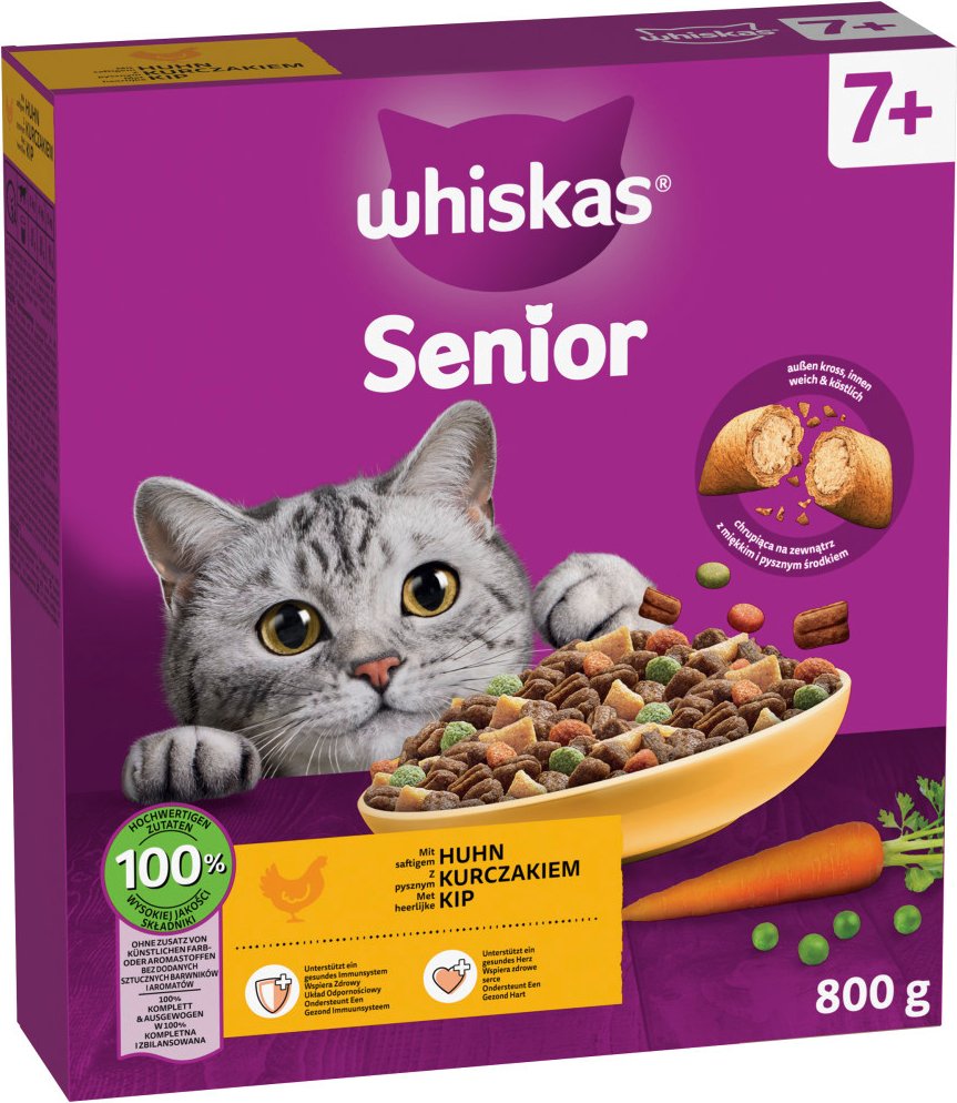 Whiskas 7+ Senior Huhn - 800 g