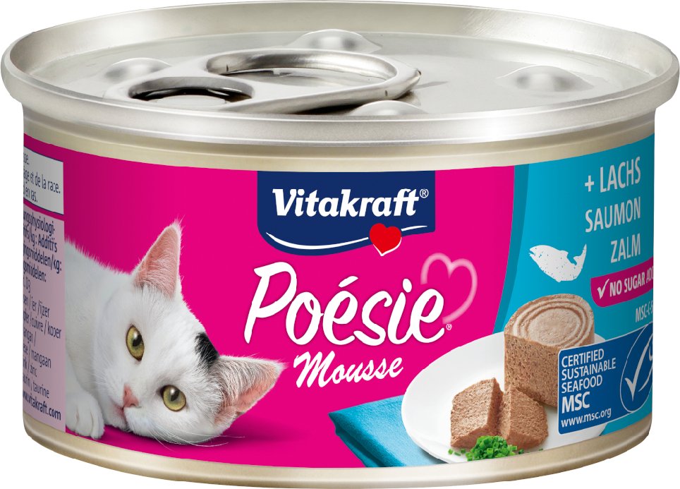 Thumbnail - Vitakraft Poésie Mousse 12 x 85 g - Lachs