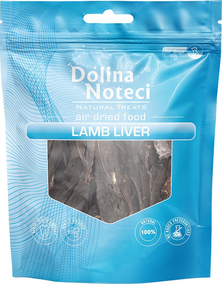 Dolina Noteci Dog Natural Treats Lammleber Sparpaket: 3 x 150 g