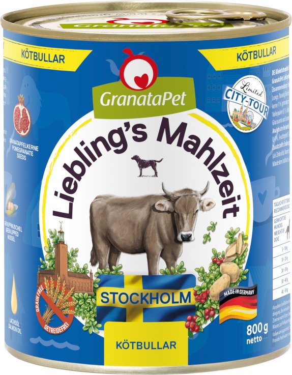 Granatapet Liebling´s Mahlzeit City Tour 6 x 800 g - Stockholm (Kötbullar)