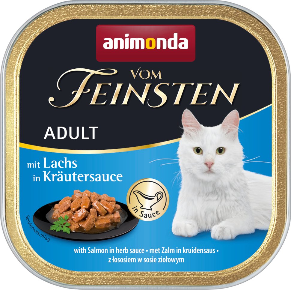 Thumbnail - Megapack animonda vom Feinsten Adult NoGrain in Sauce 36 x 100 g - Lachs in Kräutersauce