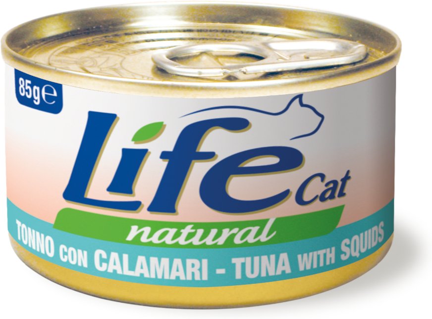 Life Cat Natural Adult 6 x 85 g - Thunfisch mit Tintenfisch