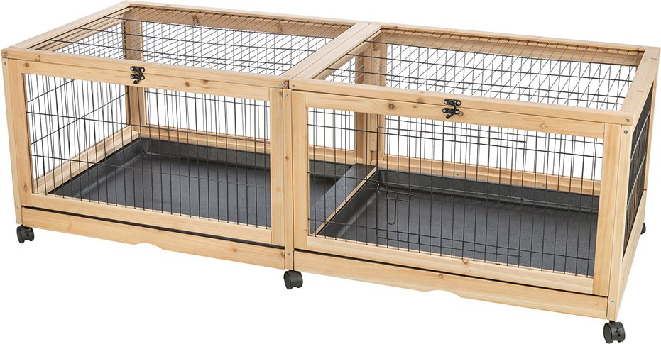 Trixie Indoor-Gehege für Meerschweinchen & Kaninchen - L 150 x B 50 x H 60 cm