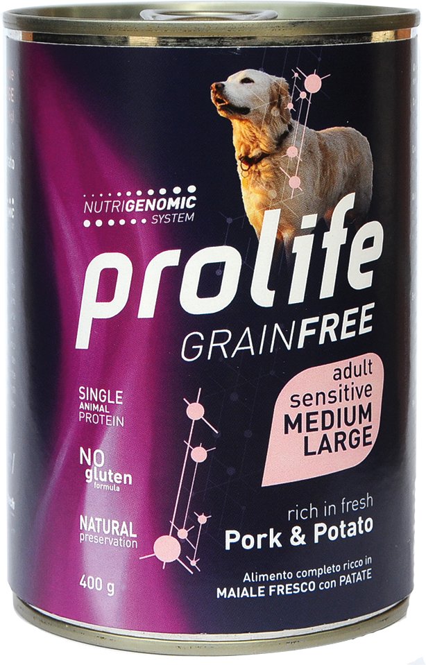 Prolife Dog Wet Sensitive Schwein - 6 x 400 g