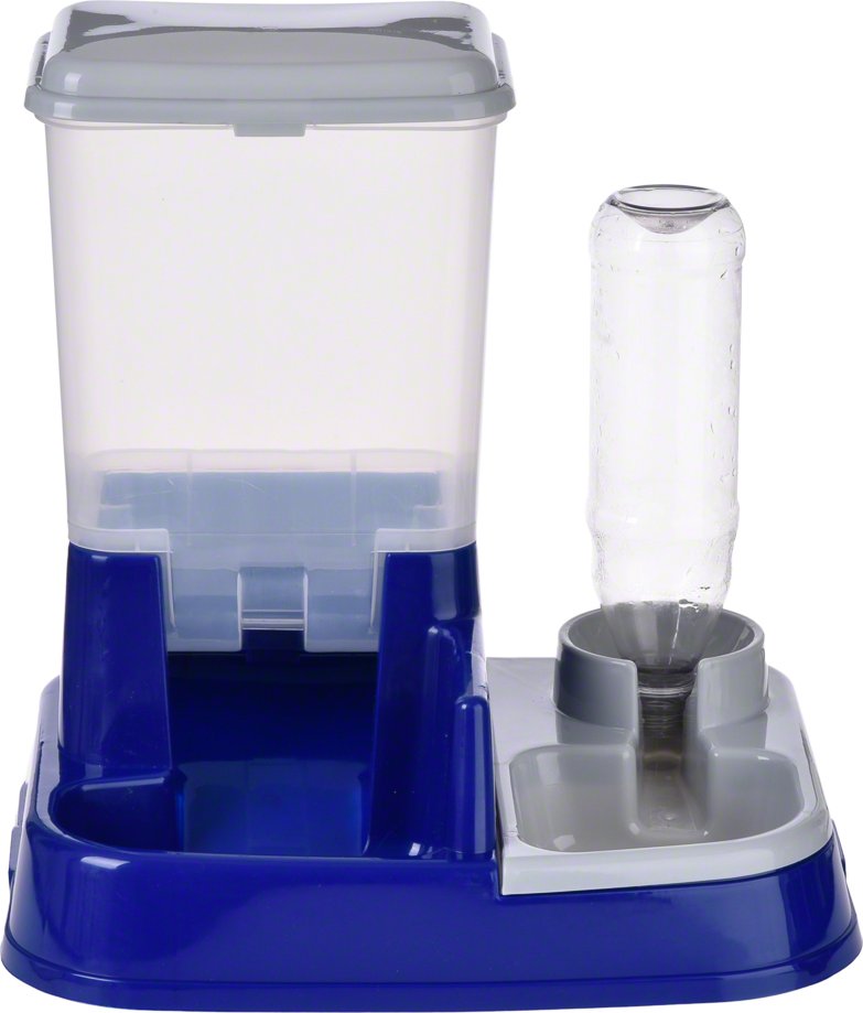 Wasser- und Futterautomat 2in1 - 5,0 l Trockenfutter + Wasserspeicher