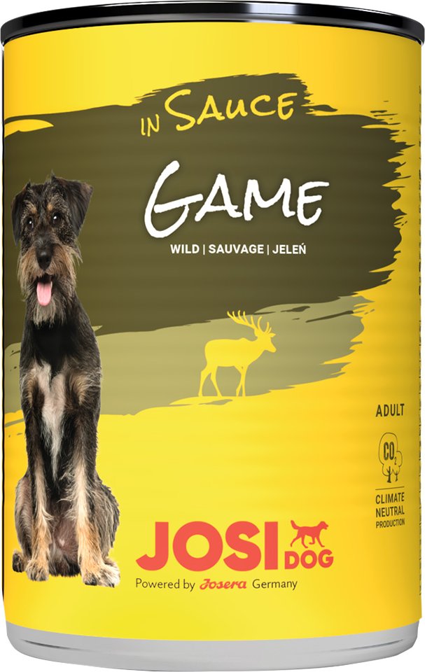 JosiDog Nassfutter in Soße 12 x 415 g - Wild