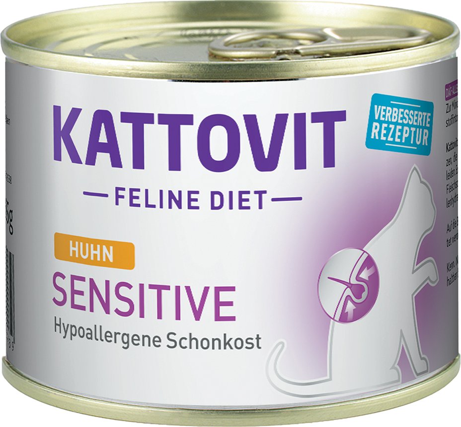 Thumbnail - Kattovit Sensitive Dose 185 g - Sparpaket: Huhn (12 x 185 g)