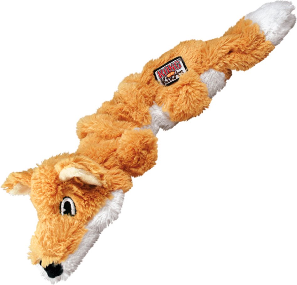 Thumbnail - KONG Scrunch Knots Fuchs - Gr. M/L: L 40 x B 11 x H 8 cm