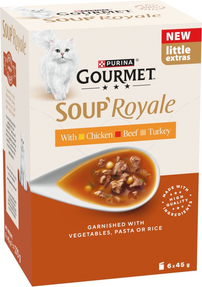 Gourmet Soup Royale 6 x 45 g - Fleischauswahl (3 Sorten)