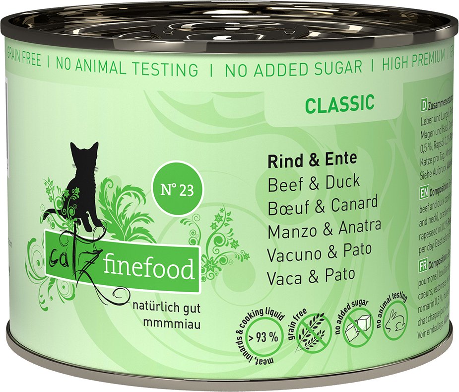 catz finefood 6 x 200 g - Rind & Ente