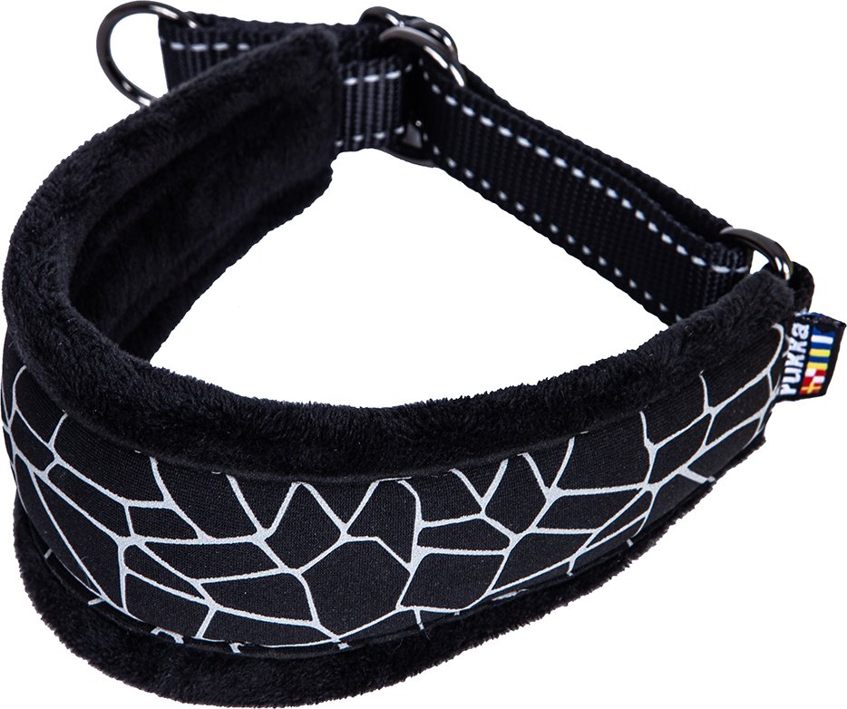 Rukka® Cube Halsband, schwarz - Größe L: 36 - 45 cm Halsumfang, 80 mm breit