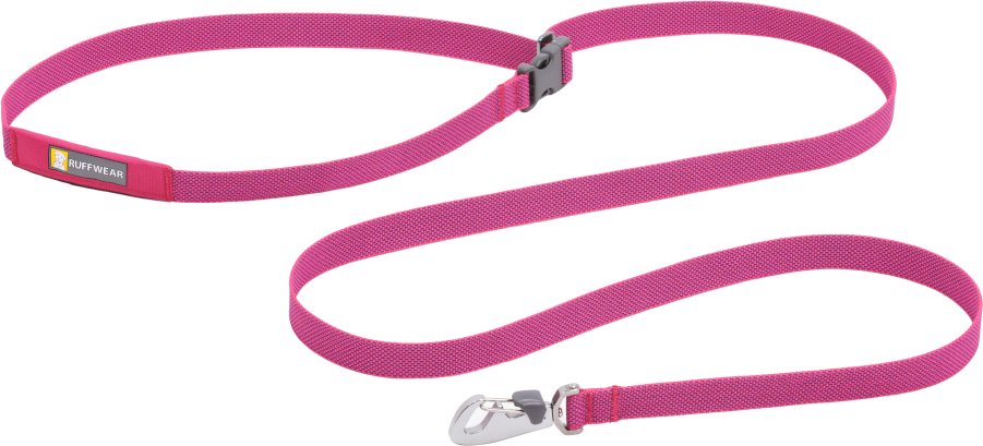 RUFFWEAR Flagline Leine - Alpine Pink, 190 cm lang, 20 mm breit