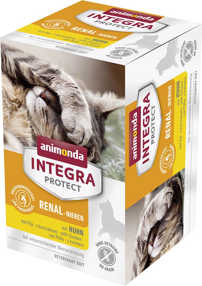 animonda Integra Protect Adult Niere Schale 6 x 100 g - mit Huhn