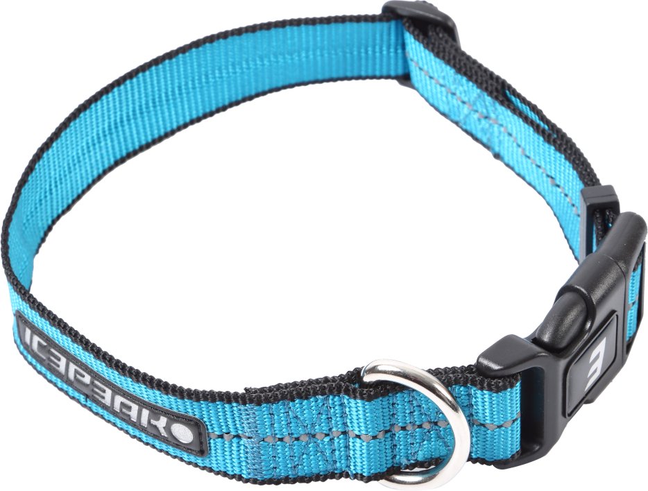 Icepeak Pet® Highway Basic Halsband, aqua - Größe L: 40-60 cm Halsumfang, 30 mm breit