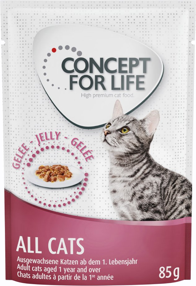 Concept for Life All Cats - in Gelee - Sparpaket: 24 x 85 g