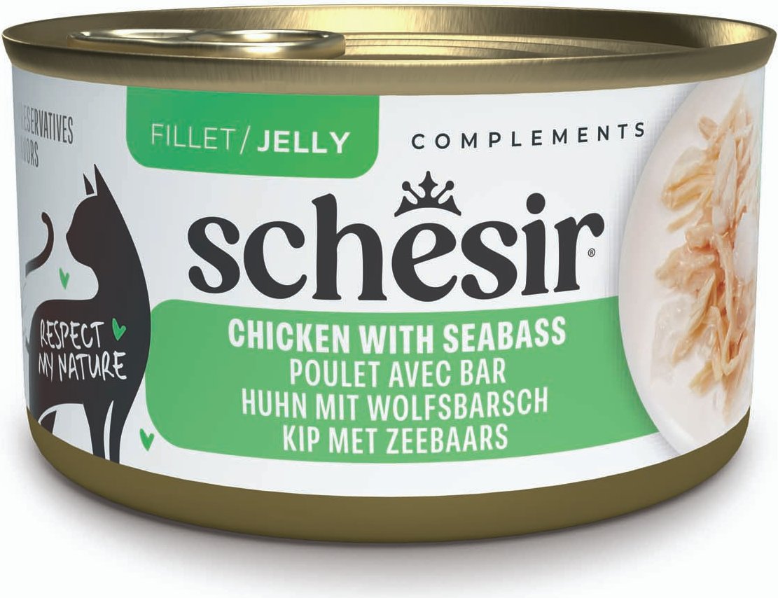 Schesir Complements in Gelee 6 x 70 g in Dosen - Thunfisch mit Algen