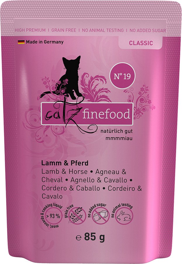 catz finefood 8 x 85 g - Lamm & Pferd