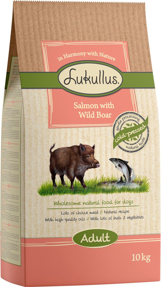 Lukullus Cold-pressed Lachs & Wildschwein - 10 kg