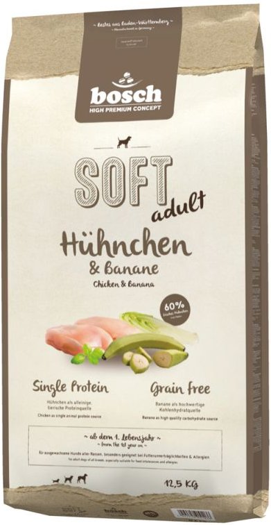 bosch Soft Hühnchen & Banane - Sparpaket 2 x 12,5 kg
