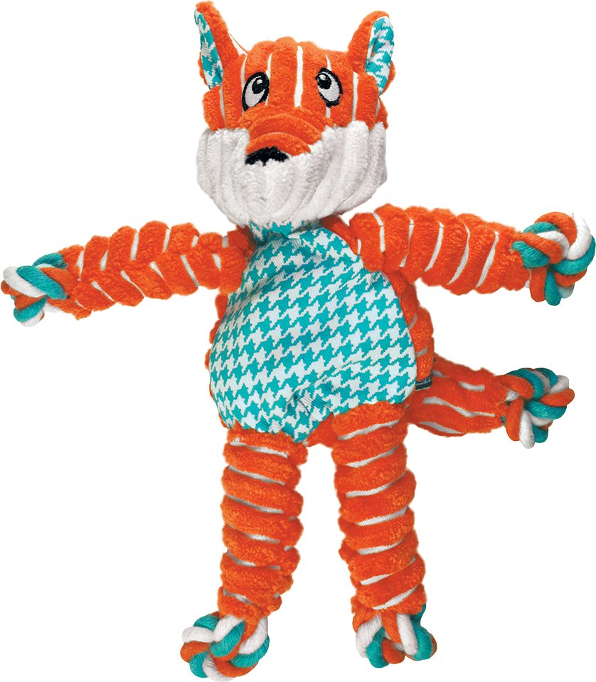 Thumbnail - KONG Floppy Knots Fox - Gr. S/M: L 25 x B 22 x H 15 cm