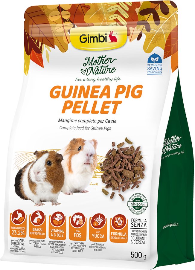 Gimbi Mother Nature Guinea Pig Pellet - 500 g