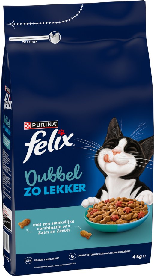 Felix Doppelt lecker Lachs & Seefisch - Sparpaket: 2 x 4 kg