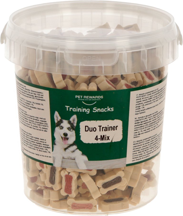 Pet Rewards Training Snacks - Sparpaket: 2 x 500 g Duo Trainer 4-Mix