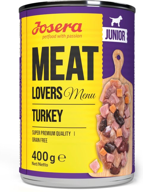 Josera Meat Lovers Junior Menü 6 x 400 g - Pute
