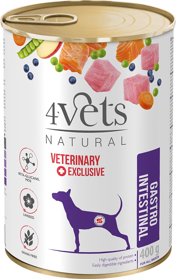 4Vets Natural Hund Gastro Intestinal 400 g - 6 x 400 g