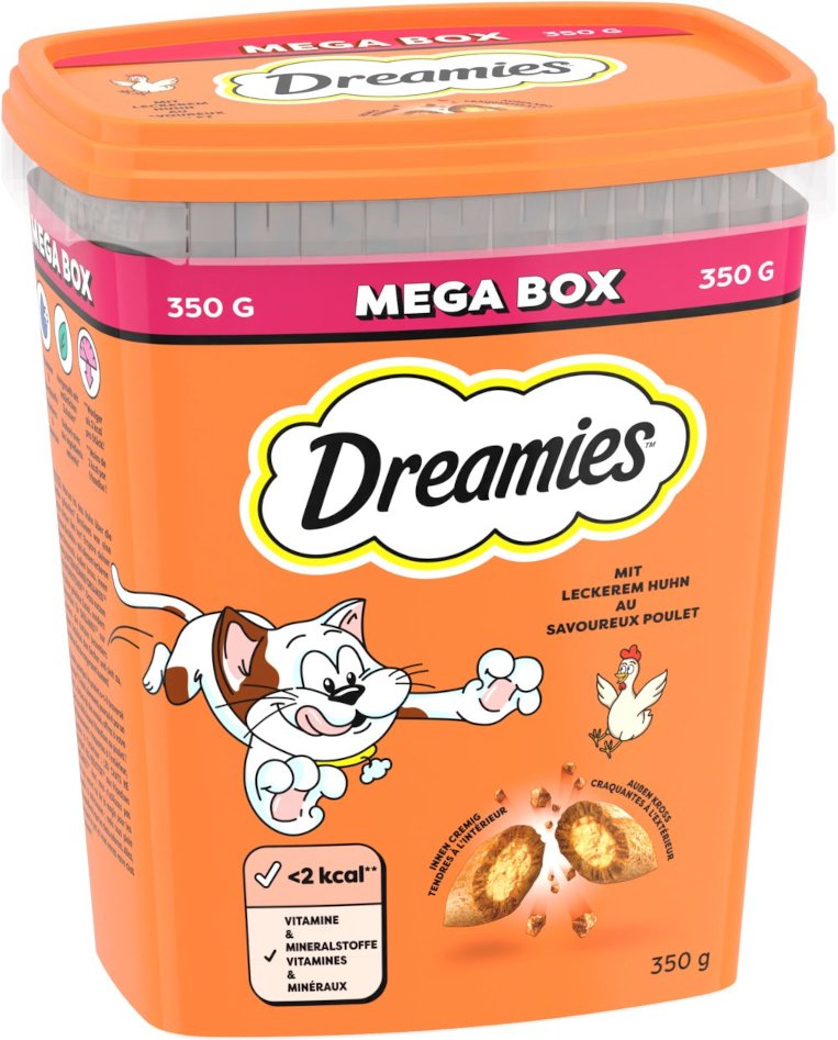 Dreamies Katzensnacks Mega Box - Huhn (350 g)