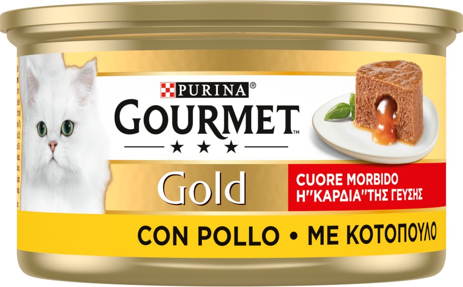 3 + 1 gratis! 4 x Gourmet Gold - Schmelzender Kern: Huhn (4 x 24 x 85 g)