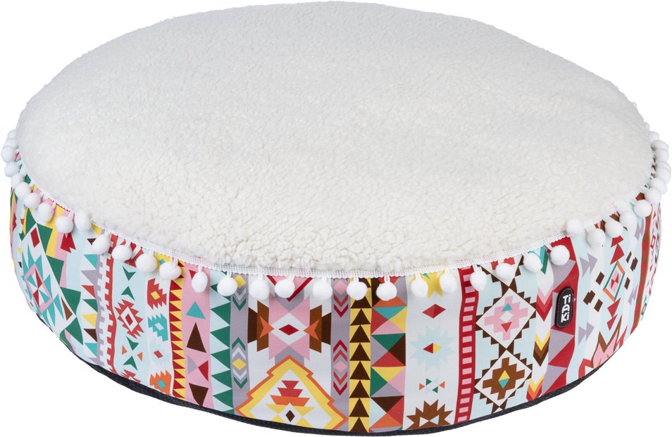 TIAKI Kuschelkissen Tassel - Ø 60 x H 15 cm