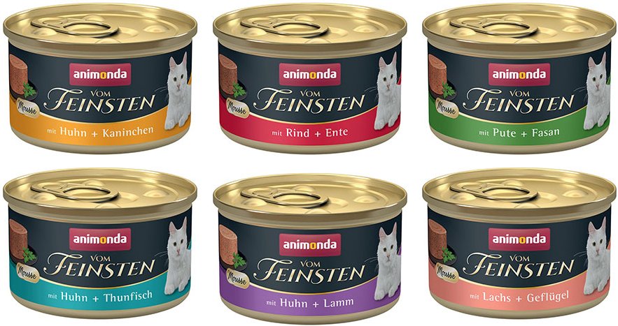 animonda Vom Feinsten Adult 72 x 85 g - Mousse-Vielfalt (6 Sorten)