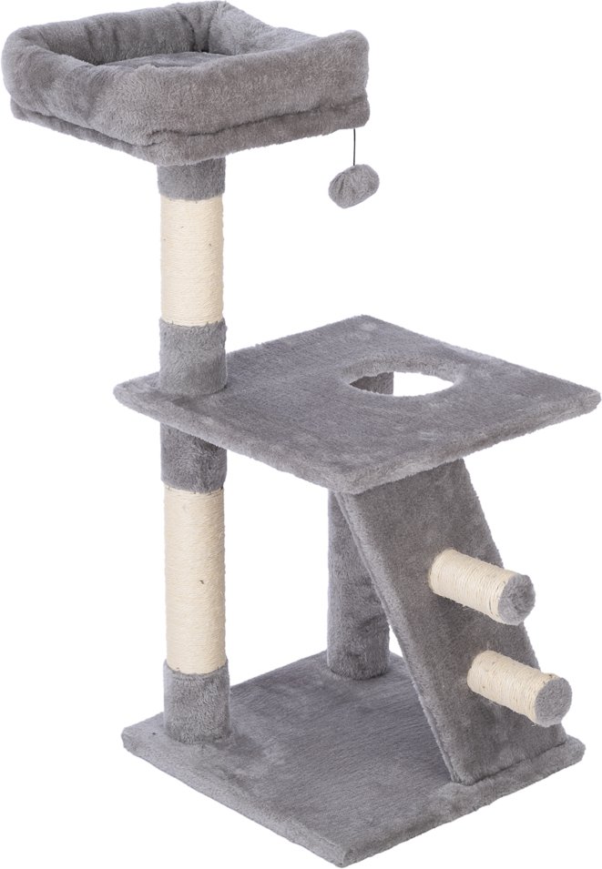 zooplus Basics Kratzbaum klein - grau