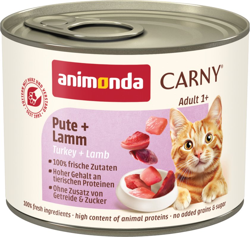 animonda Carny Adult 6 x 200 g - Pute & Lamm