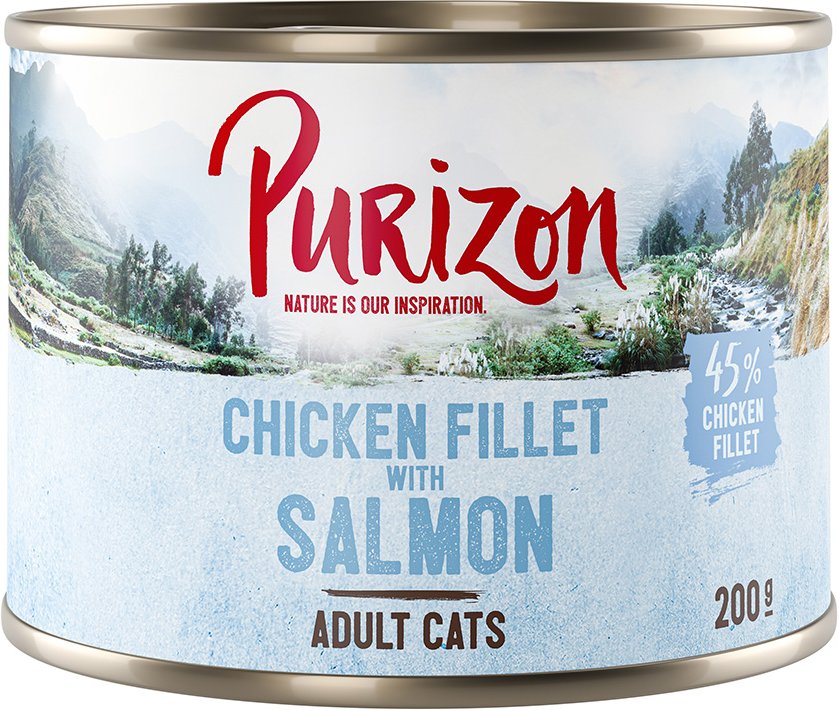Thumbnail - Purizon Original 12 x 200 g - getreidefrei - Adult: Hühnerfilet mit Lachs