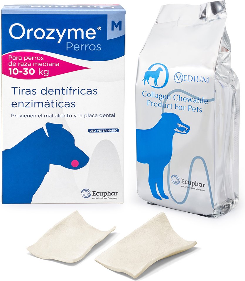 Thumbnail - Orozyme Strips - Mittlere Hunde (2 x 141 g)