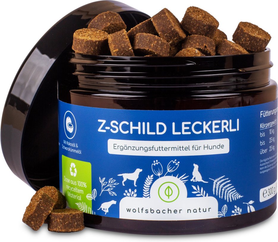 Wolfsbacher Natur Z-Schild Leckerli - 300 g