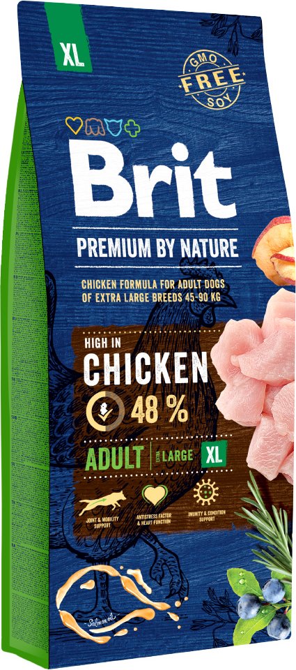 Brit Premium by Nature Adult XL mit Huhn - 15 kg