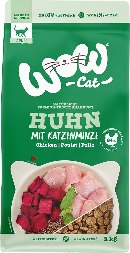 Wow Cat Adult mit Huhn - 2 kg