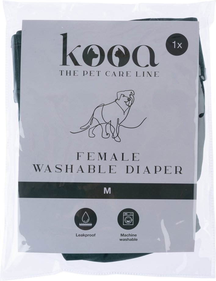 kooa Waschbare Windel für Hündinnen - Größe M