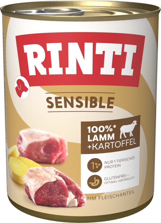 Sparpaket RINTI Sensible 24 x 800g - Lamm & Kartoffel
