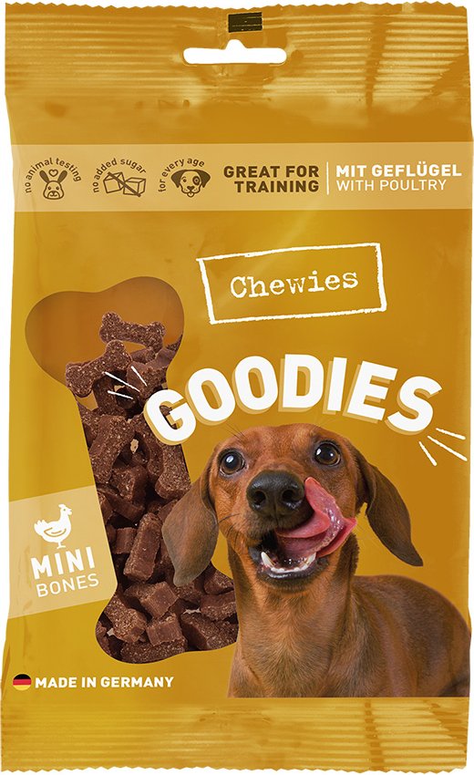 Chewies Goodies Mini - Sparpaket: Geflügel 6 x 125 g