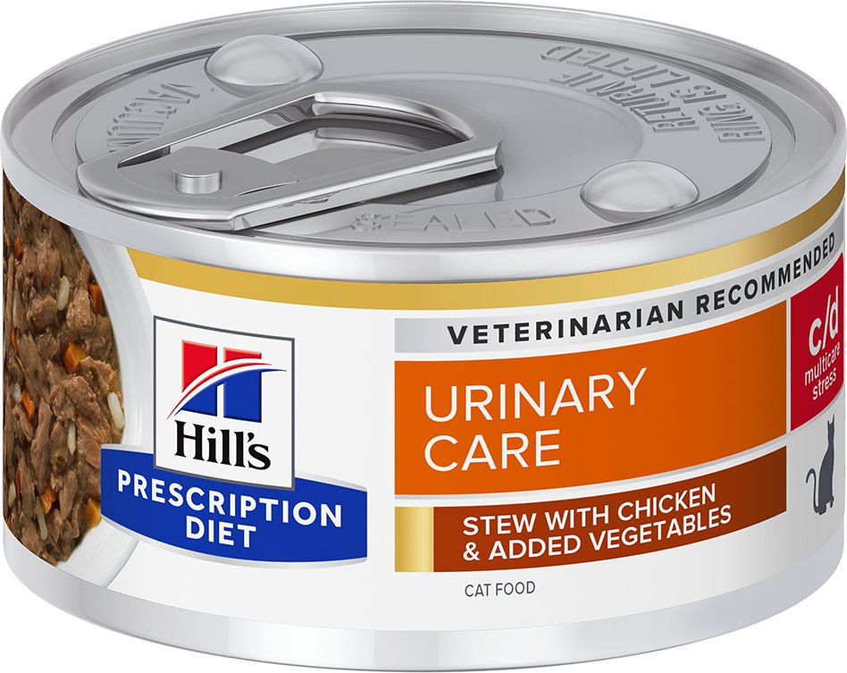 Hill's Prescription Diet zum Sonderpreis! - c/d Multicare Stress Urinary Care mit Huhn (24 x 82 g)