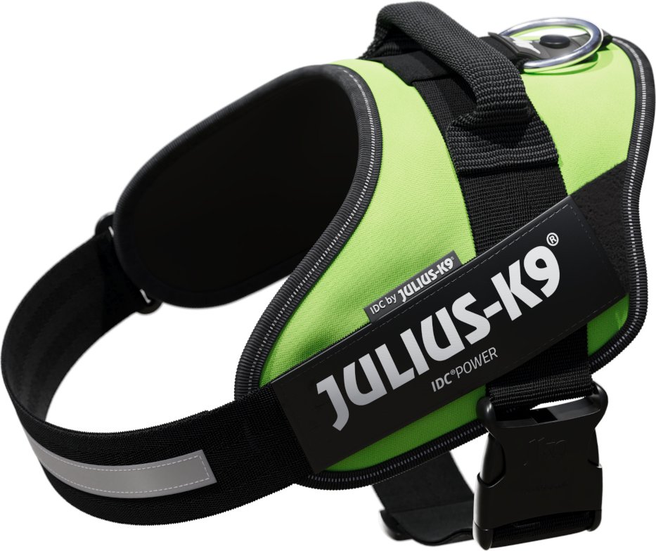 Julius-K9 IDC®-Powergeschirr - neon grün - Größe L: Brustumfang 63 - 85 cm