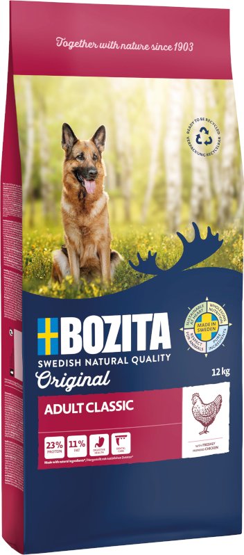 Sparpaket Bozita 2 x Großgebinde Original Adult Classic (2 x 12 kg)