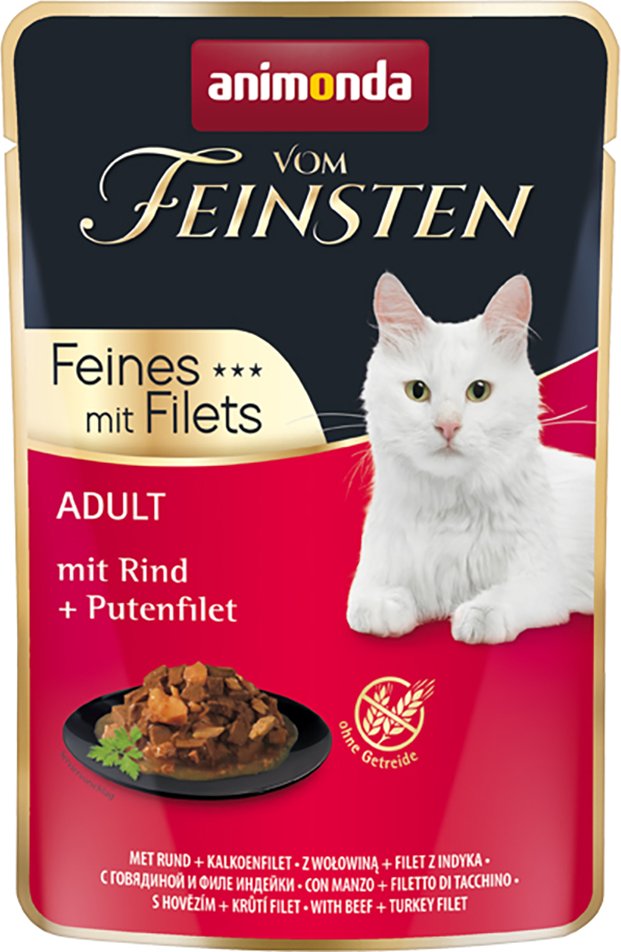 animonda Vom Feinsten Adult 18 x 85 g - mit Rind & Putenfilet